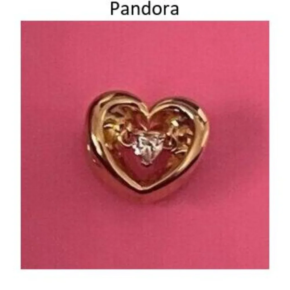 Pandora Shine Radiant Heart & Floating Stone Charm